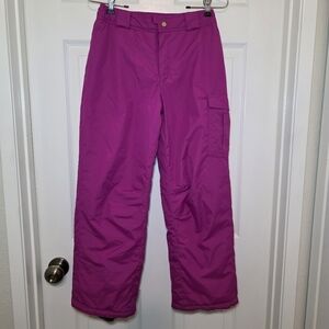 White Sierra Insulated Snow Pants Pink Sz M